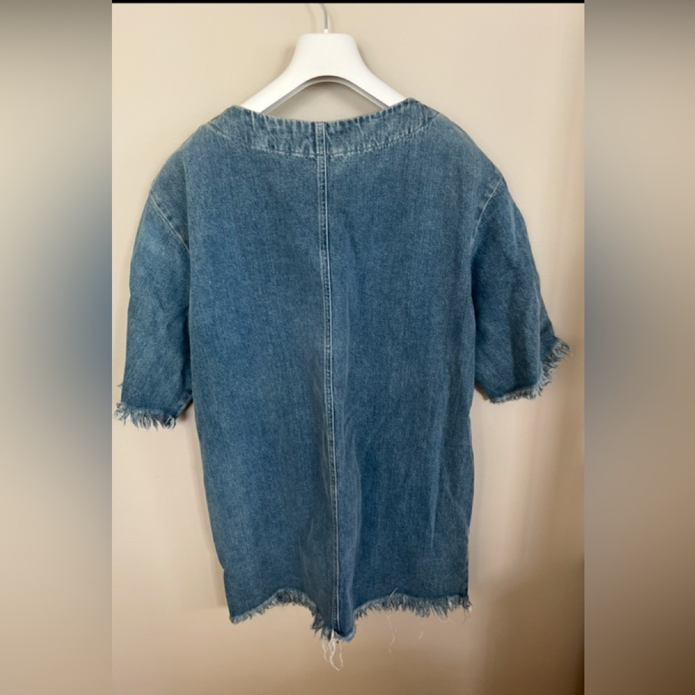Chloe Denim Mini Dress - Picture 2 of 4